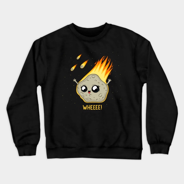 Cute Kawaii Asteroid Crewneck Sweatshirt by valentinahramov